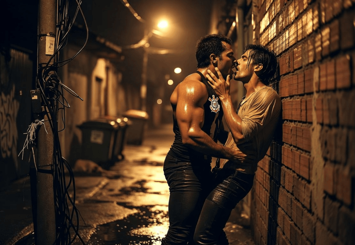 contos eroticos gays ENCOSTA NA PAREDE E ABRE AS PERNAS (1)
